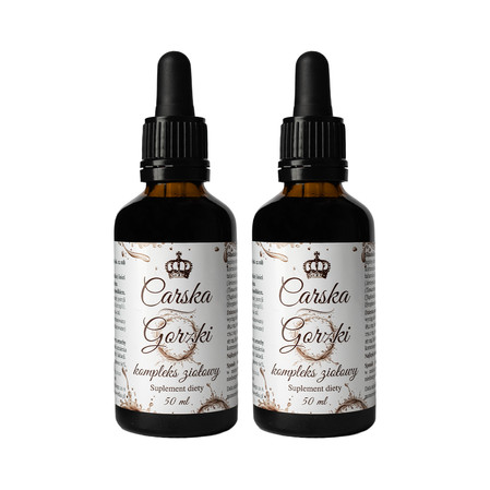 Zestaw 2x Carska Gorzki kompleks ziołowy 50 ml