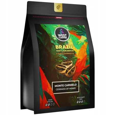 West Caffee Kawa ziarnista Brazil Monte Carmelo 500g