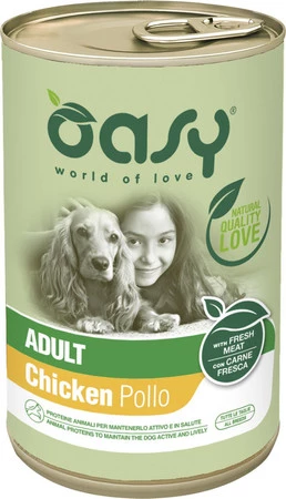 OASY Dog Lifestage Adult Pate Kurczak pasztet dla psa 400g