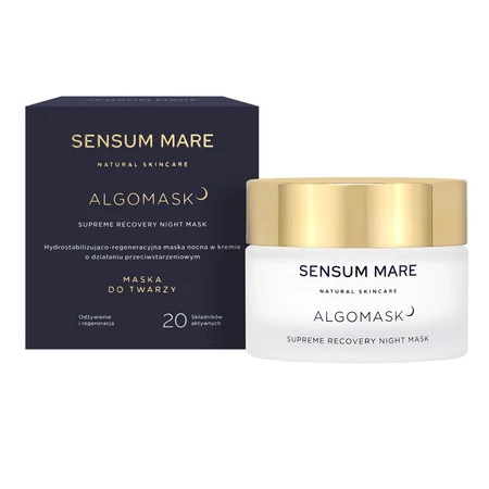 Sensum Mare - Algomask hydrostabilizująco regeneracyjna maska nocna - 50 ml