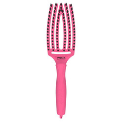 FingerBrush Combo Medium szczotka do włosów Hot Pink