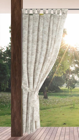 Zasłona gotowa Garden 12 na Szelkach 155 x 220 cm, Kremowy