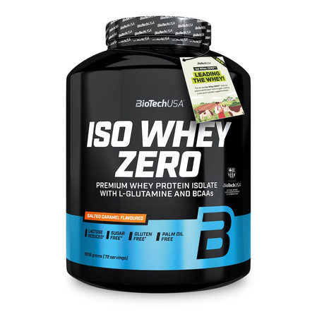 BioTech USA Iso Whey 1816 g lactose reduced o smaku słony karmel