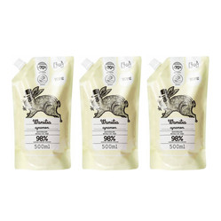 Zestaw: 3x Yope, Wanilia-Cynamon. Mydło. Uzupełnienie, 500 ml