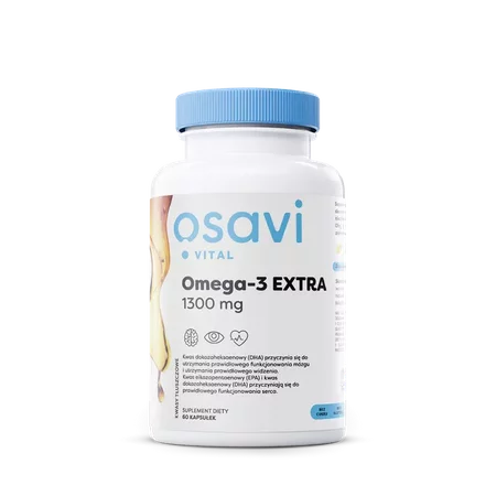 Osavi - Omega-3 Extra Molecularly Distilled, 1300mg - 120 softgels smak cytrynowy