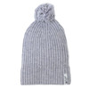 Lodger Czapeczka z wełny merino 100% szara Drizzle 3-6 m
