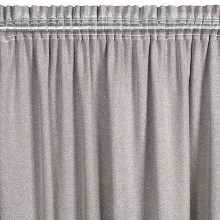 ZASŁONA GOTOWA ERIS NA TAŚMIE 140 X 270 CM CIEMNOBEŻOWY