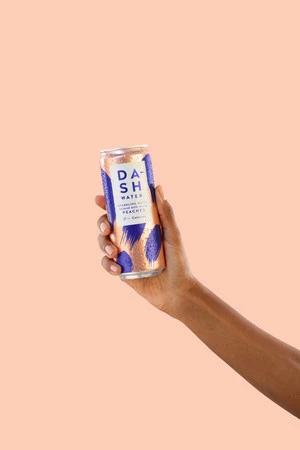 DASH WATER - gazowana BRZOSKWINIA 330ml