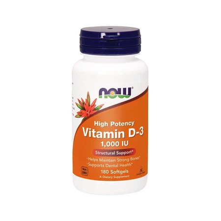 Witamina D3 1000 IU (180 kaps.)