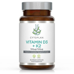 Cytoplan Vitamin D3 + K2 wsparcie kości i odporności 60 kaps.