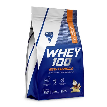 Trec WHEY 100 New Formula Premium Białko 700g smak czekolada z kokosem