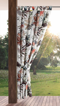 Zasłona gotowa Garden 21 na Szelkach 155 x 240 cm, Biały