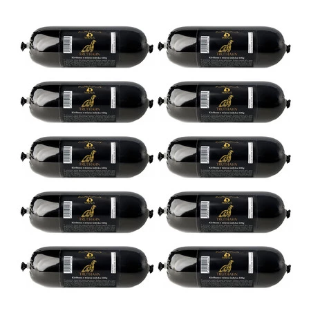 Zestaw 10x MIRALS Truthahn kiełbasa z mięsa indyka (400g)