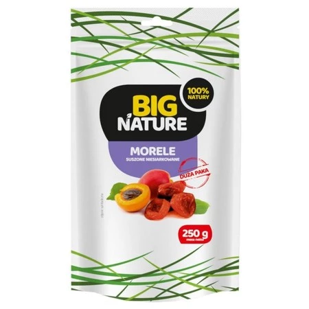 Big Nature Morele suszone niesiarkowane 250 g