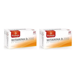 Zestaw: 2x Protego witamina D 2000 60 kaps.