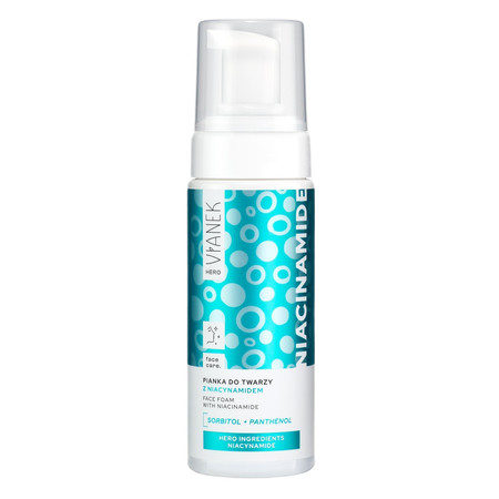 Vianek Hero Pianka do mycia twarzy z niacynamidem 150ml