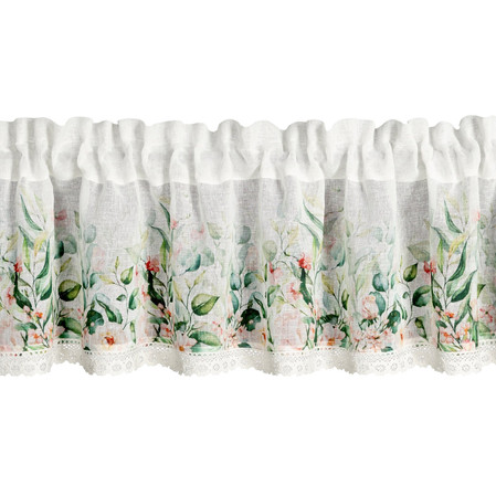 Firana gotowa Estera na Taśmie 150 x 30 cm, Biały