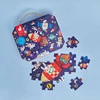 Janod Puzzle w walizce Rakieta kosmiczna 54 elementy 5+, Made in France