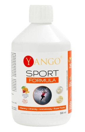 YANGO Sport Formula Multiwitamina na wsparcie osób uprawiających sport 500 ml