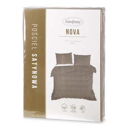 Komplet pościeli Nova3, 160 x 200 cm, Jasnobrązowy