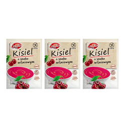 Zestaw: 3x Kisiel wiśniowy bez glutenu Celiko, 40g