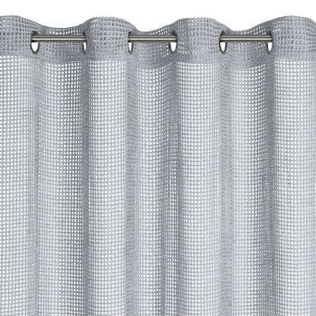 FIRANA GOTOWA NELI 140 X 250 CM SREBRNY