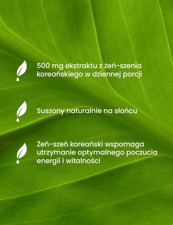 Essensey Żeń-szeń koreański, energia i witalność - 90 kaps