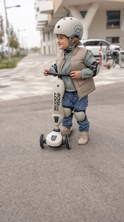 SCOOTANDRIDE Zestaw ochraniaczy dla dzieci XXS Ash