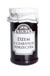 KROKUS DŻEM Z CZARNYCH PORZECZEK O OBNIŻONEJ ZAWARTOŚCI CUKRU BEZGLUTENOWY 235 g
