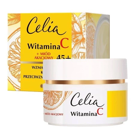 Witamina C wzmacniający krem przeciwzmarszczkowy na dzień i na noc 45+ 50ml