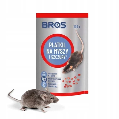 Bros Płytki na myszy i szczury 100 g