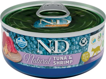 FARMINA ND CAT NATURAL Tuna / Shrimp Tuńczyk Krewetki 70g
