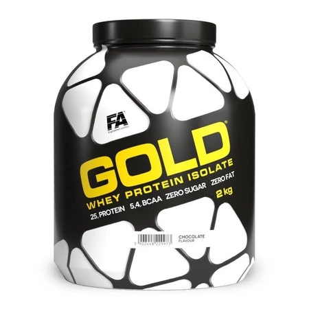 FA Gold Whey Protein Isolate Odżywka Białkowa Izolat 2 kg smak czekoladowy