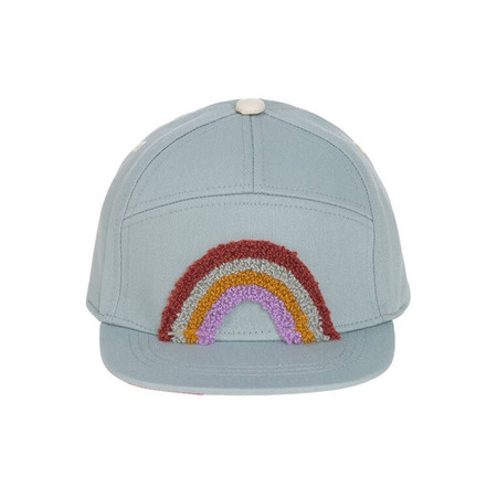 Lassig Czapka z daszkiem dziecięca Little Gang Rainbow light blue 1-2 lata