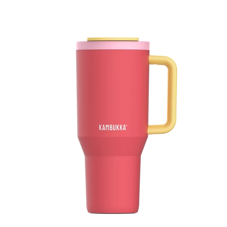 Kambukka Rio kubek termiczny ze słomką 950ml - Pink Papaya
