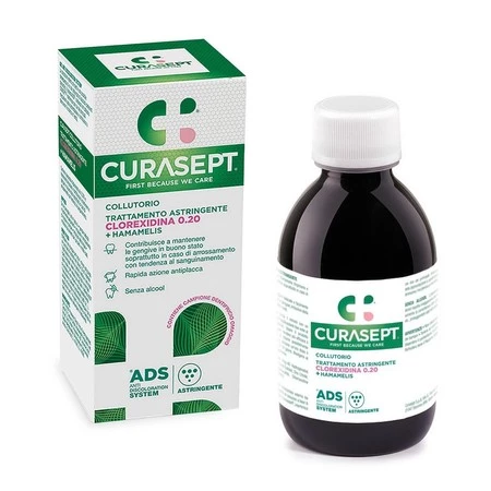 CURASEPT PŁYN 200ml  0,20%+HAMAMELIS ADS220 (ZIELONY) - ASTRINGENT