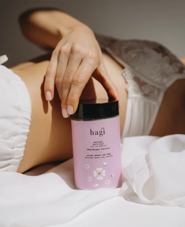 Hagi Naturalna sół do kąpieli Biały bukiet 480g