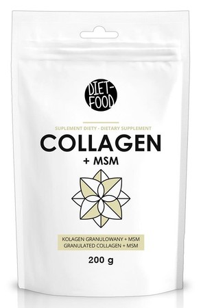 DIET-FOOD KOLAGEN WOŁOWY + MSM INSTANT 200 g