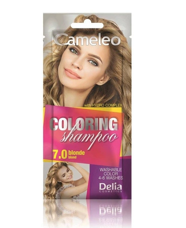 Coloring Shampoo szampon koloryzujący do 4-6 myć 7.0 Blond 40ml
