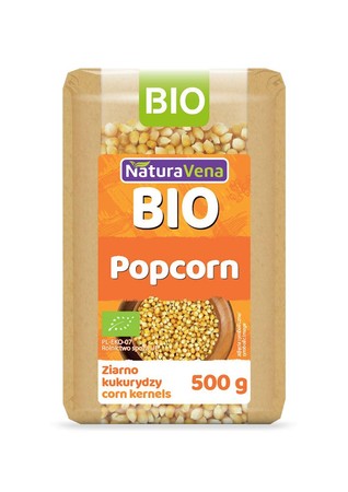NATURAVENA POPCORN (ZIARNO KUKURYDZY) BIO 500 g