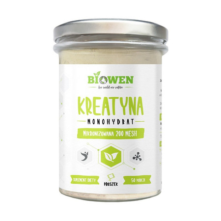 Biowen Kreatyna Monohydrat bezglutenowa 250 g
