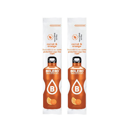 Zestaw: 2x Bolero 3g Carrot & Orange napój w proszku bez cukru