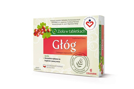  Colfarm Głóg 90 Tabletek Wspiera Krążenie I Serce