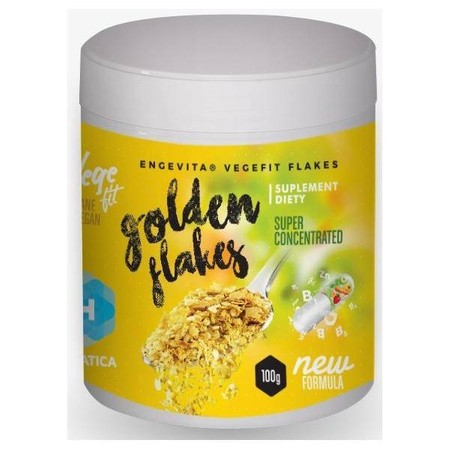 Hepatica Golden Flakes 100 g żywność wegetariańska
