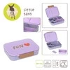 Lassig Lunchbox Bento z przegródkami Little Gang Heart lilac