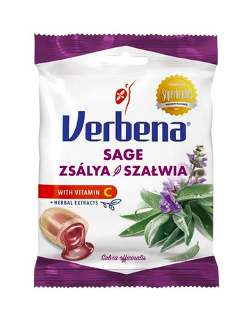 VERBENA Cukierki ziołowe Szałwia 60g
