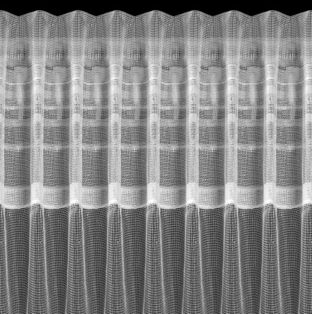 FIRANA GOTOWA ELIZA NA TAŚMIE 300 X 145 CM BIAŁY