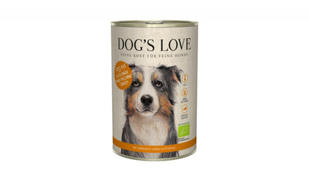 Zestaw 10x DOG'S LOVE BIO PUTE - ekologiczny indyk z amarantusem, dynią i pietruszką (400g)