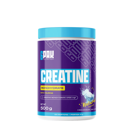 6PAK Creatine Monohydrate Kreatyna Monohydrat 500 g