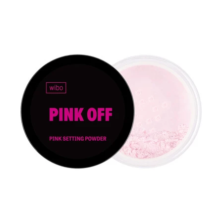 Pink Off Setting Powder różowy puder utrwalający makijaż 7g